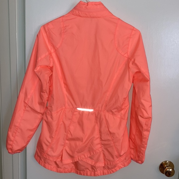 Hind, peach color Windbreaker reflector Jacket with hood. Size S - Picture 7 of 16